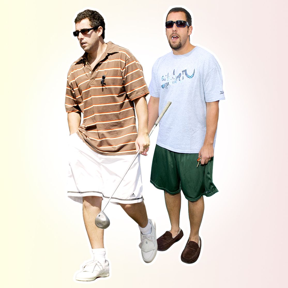 Adam Sandler keeps his fashion sense as casual as ever during run for food  and coffee for two