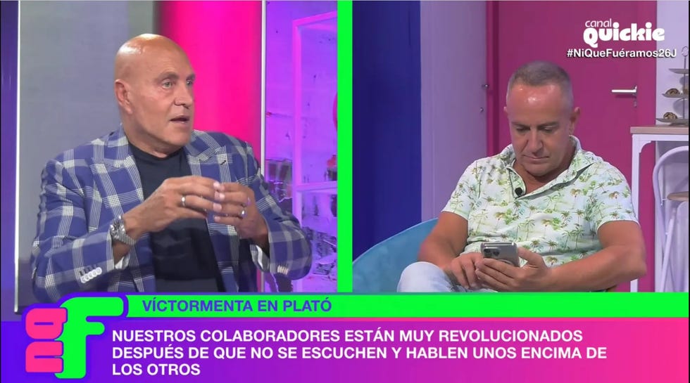 la discusion entre victor sandoval y kiko matamoros