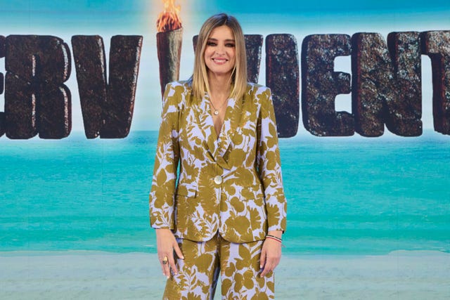 journalist sandra barneda at photocall for presentation tv show supervivientes 2025 in madrid on monday, 3 march 2025.