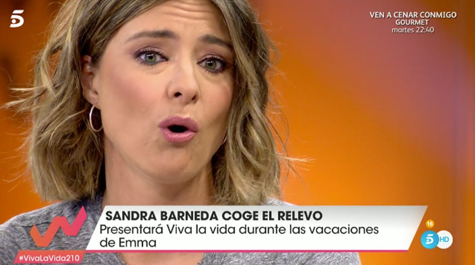 Emma García, Sandra Barneda, Viva la vida, Sandra Barneda sustituye a Emma García en 'Viva la vida', Sandra Barneda, presentadora de 'Viva la vida', Sandra Barneda, nueva presentadora de 'Viva la vida', Sandra Barneda coge el relevo a Emma García