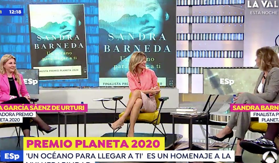 sandra barneda y la 'infidelidad' de la que todos hablan la presentadora ha visitado 'espejo público' para hablar de su libro 'un océano para llegar a ti'