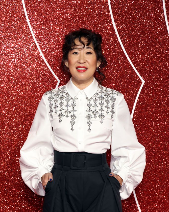LONDON, ENGLAND - FEBRUARY 21 - Sandra Oh attends the UK Gala Screening of 'Turning Red' at Everyman Borough Yard in London, England on February 21, 2022. Photo by Tim P. Whitby, Courtesy of Getty Images