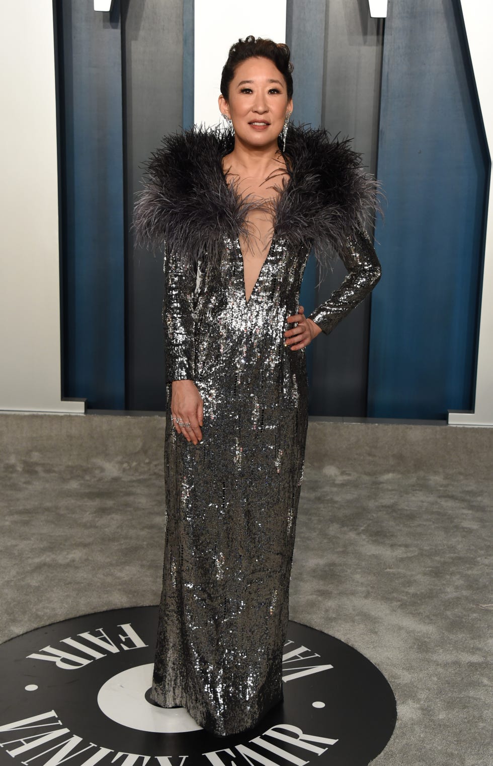 Vanity Fair Oscar Party  Sandra Oh