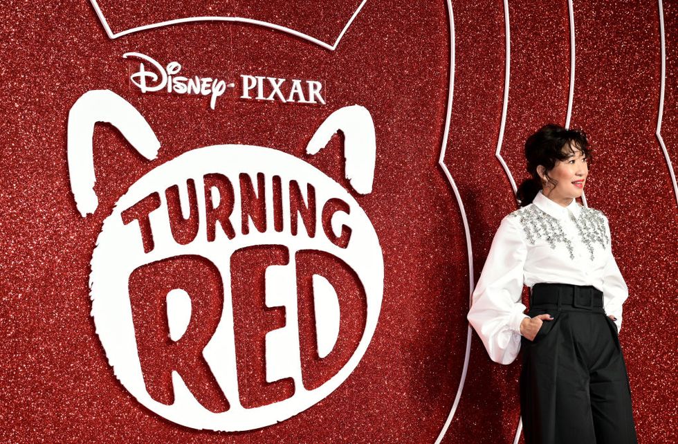 ﻿sandra oh at the turning red premiere in the uk