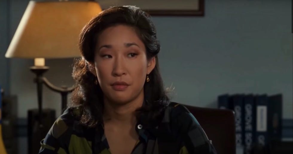 sandra oh as geraldine gupta in the princess diaries