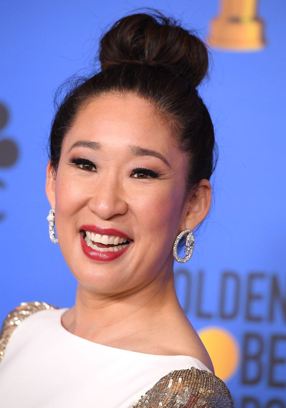 Sandra Oh - Best Updos for Long Hair