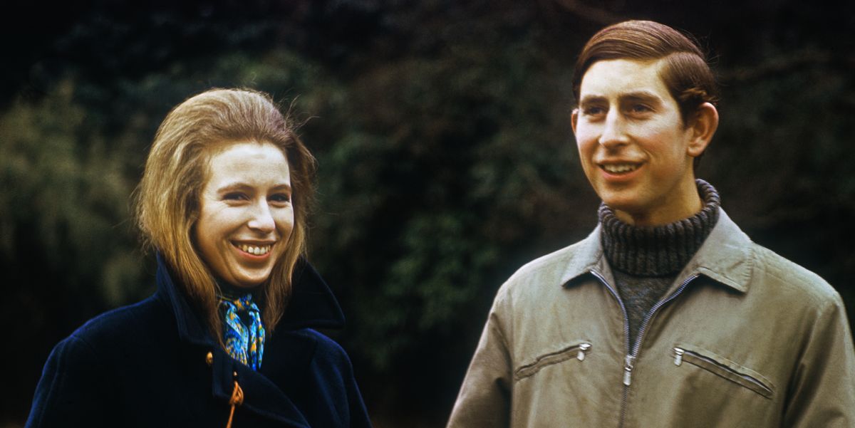 Prince Charles and Princess Anne Smiling