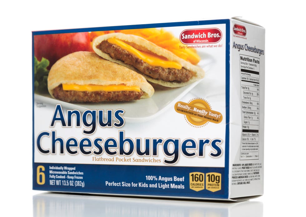 Sandwich Bros Angus Cheeseburgers box side