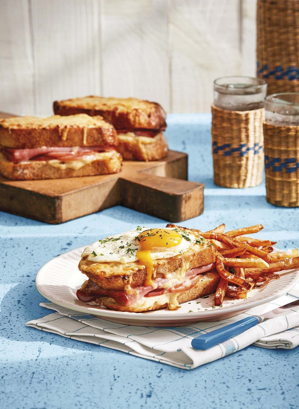 sándwich croque madame
