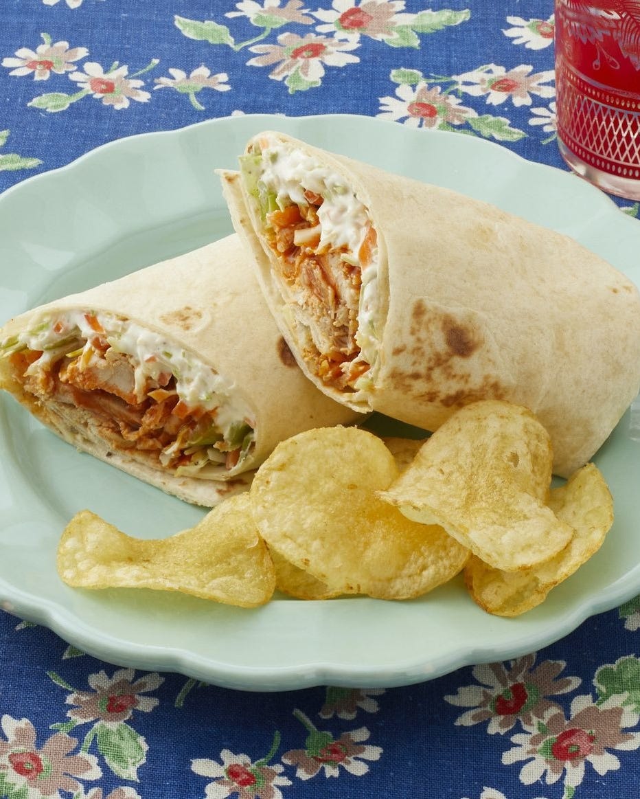 sandwich ideas buffalo chicken wraps