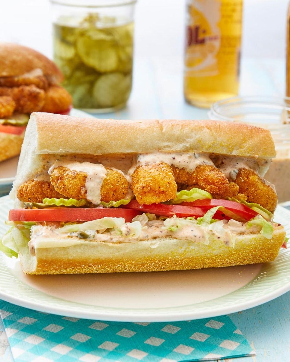 sandwich ideas shrimp poboy