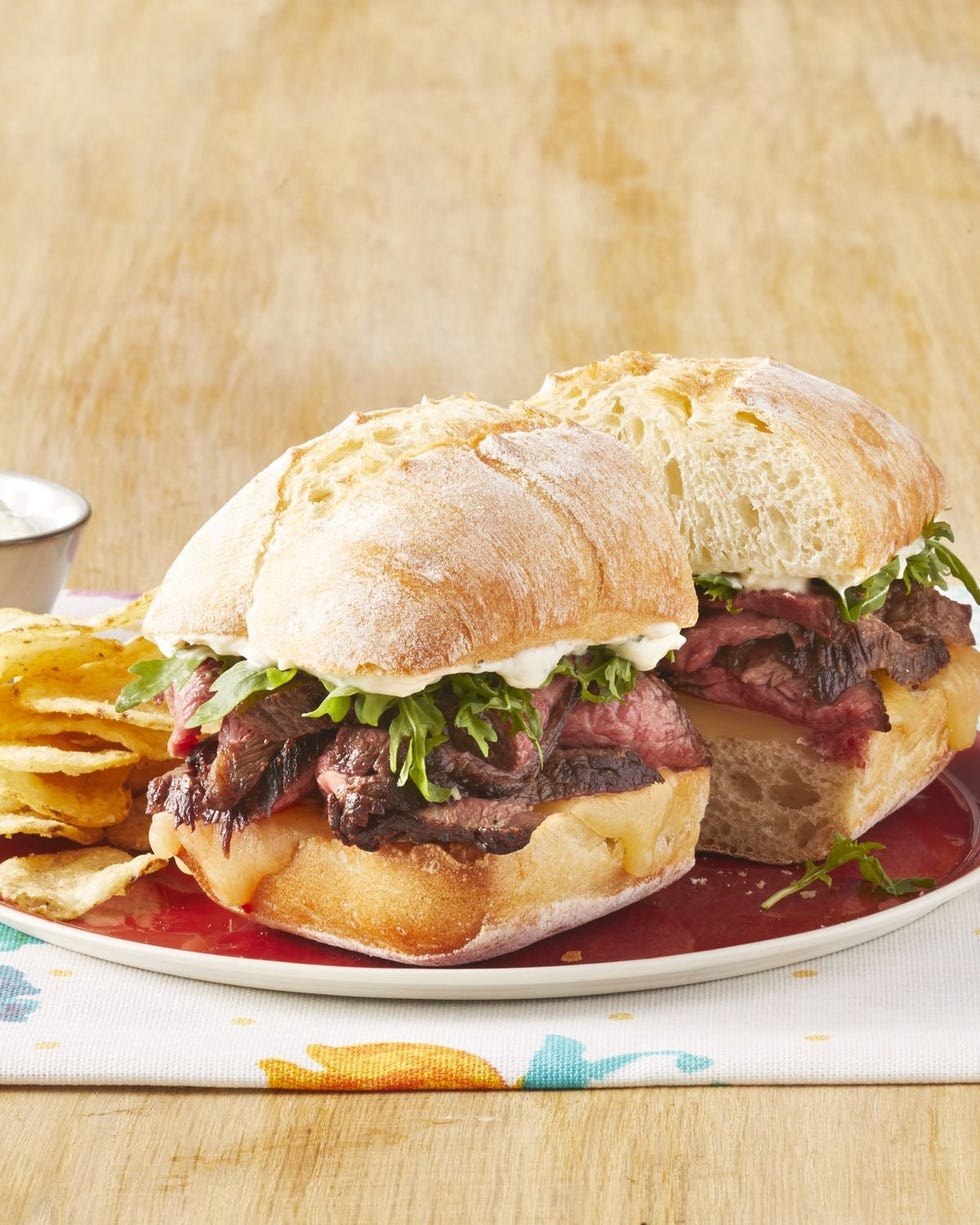 sandwich ideas steak sandwich with wasabi cream sauce