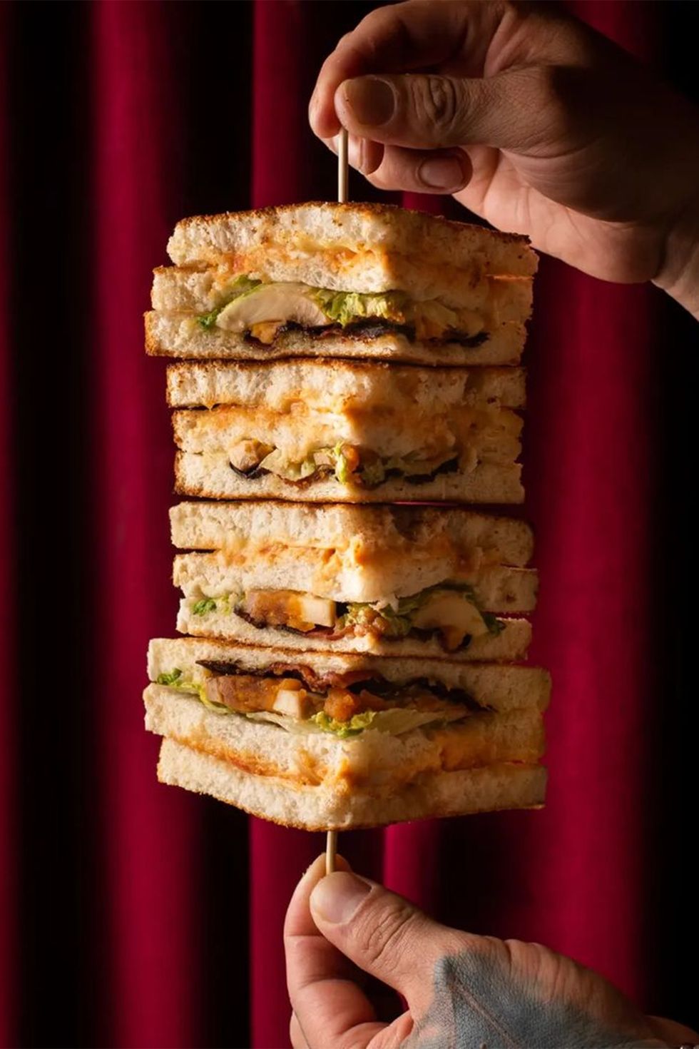 sandwich del restaurante trikini de barcelona