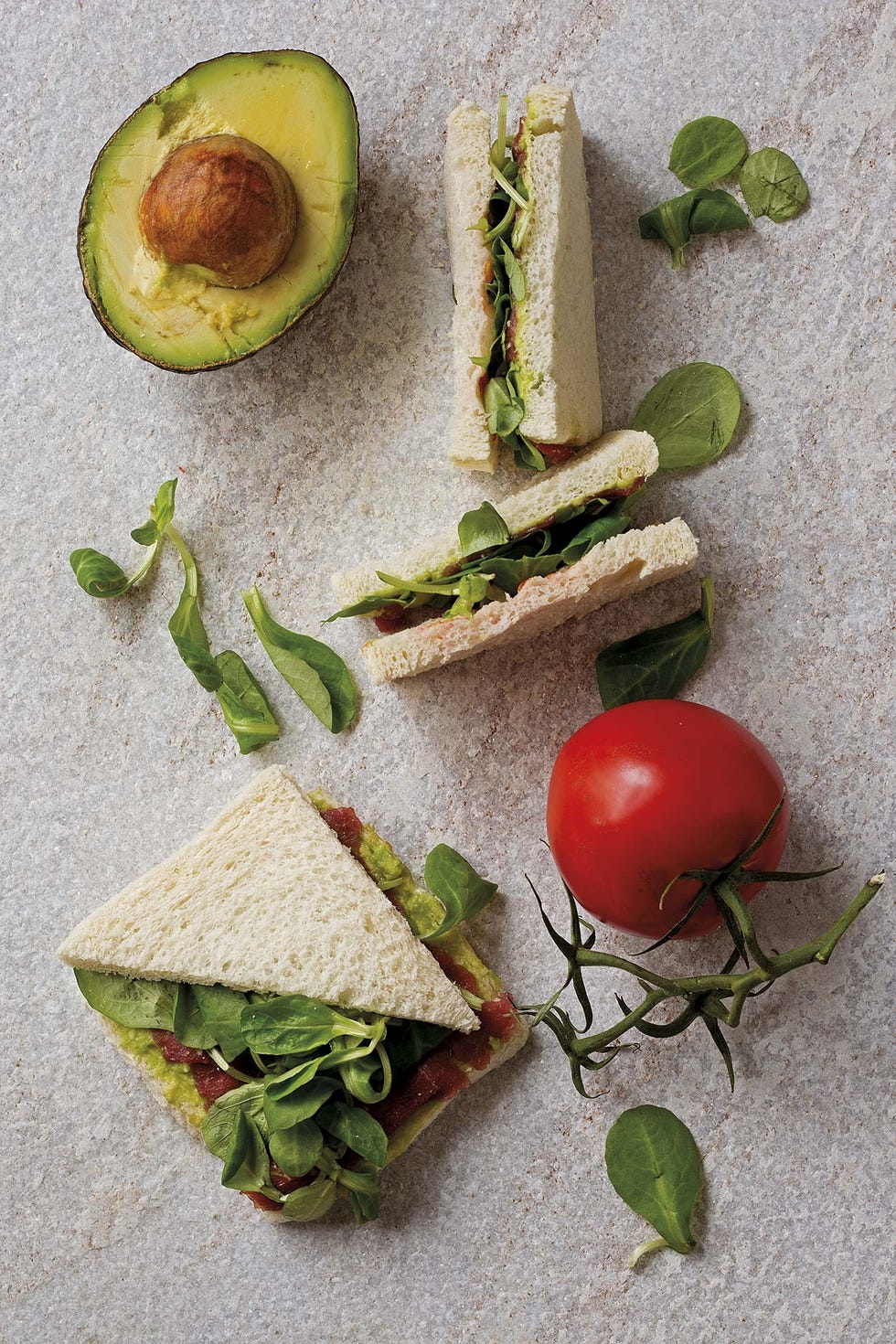 sándwiches de aguacate