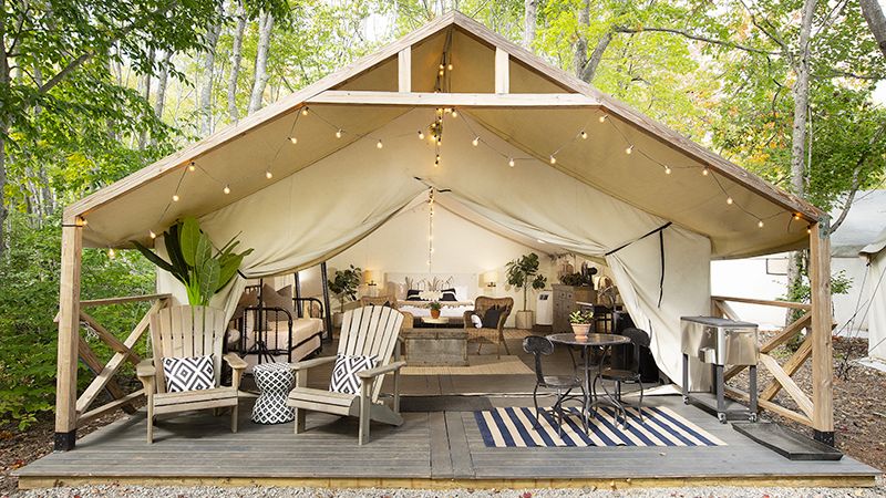 best us glamping destinations at sandy pines