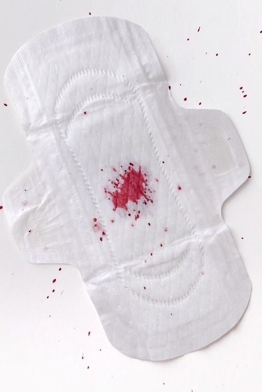 Sanitary pad with menstruation