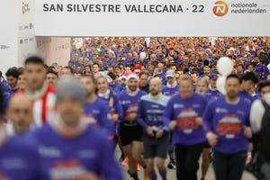 salida de la categoría popular de la san silvestre vallecana 2022