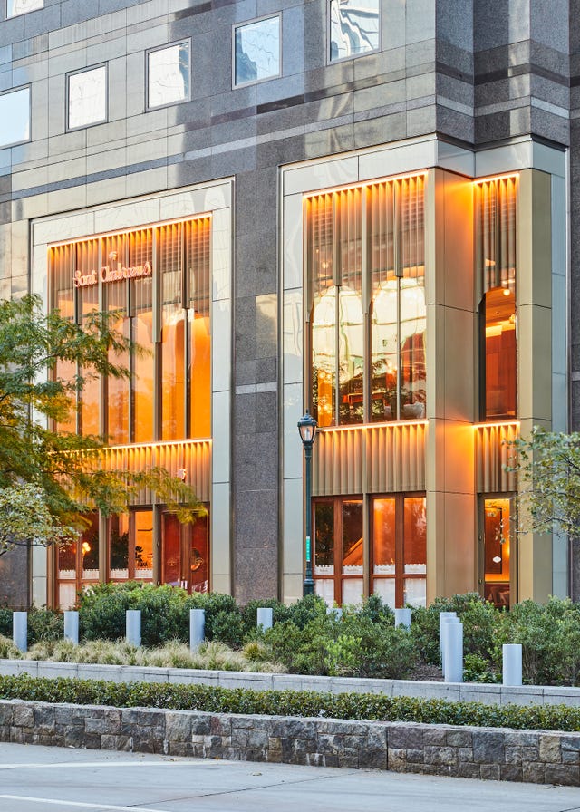 view sant ambroeus granite exterior at brookfield place in new york