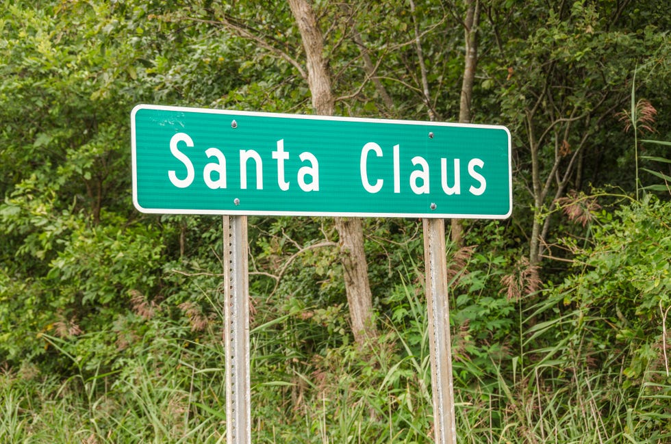 santa claus sign