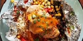 santa fe chicken foil packets