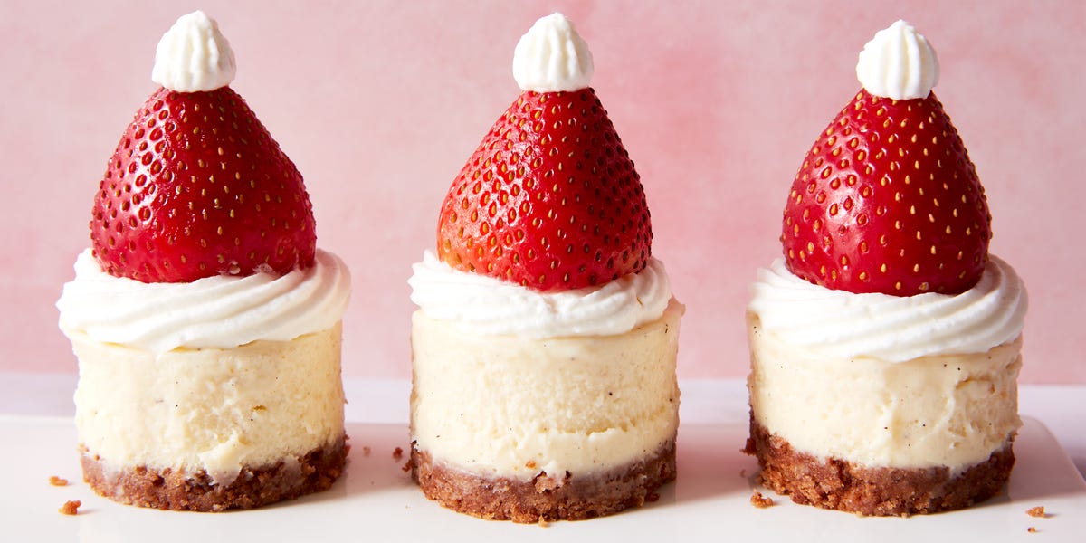 preview for Santa Hat Cheesecake Bites Will Sleigh All Your Guests
