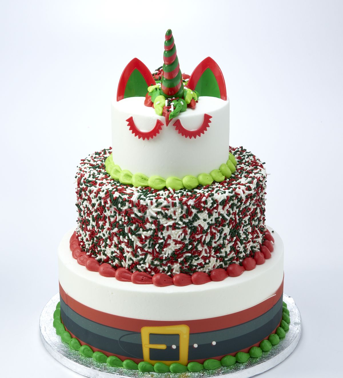 Sam's Club Turned Its Unicorn Cake Into Santa Claus For The Holidays - Sam's  Club Christmas And Winter Unicorn Cake