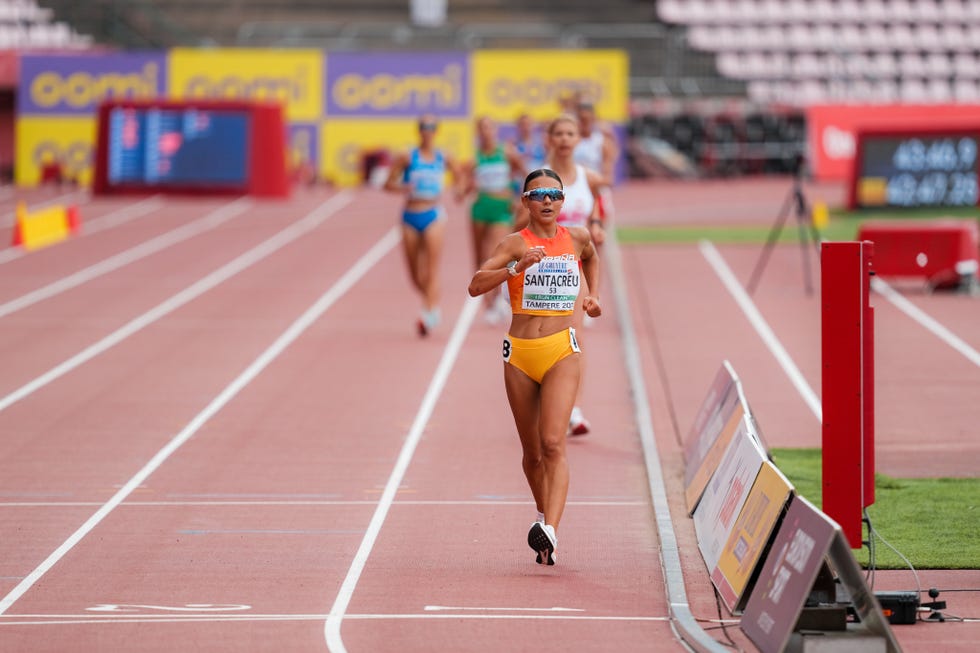 sofia santacreu campeona de europa sub20 de marcha