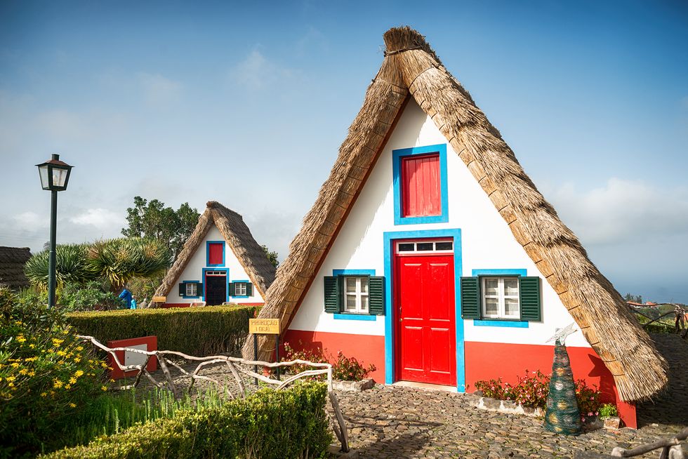 santana, madeira, portugal casas tradicionales
