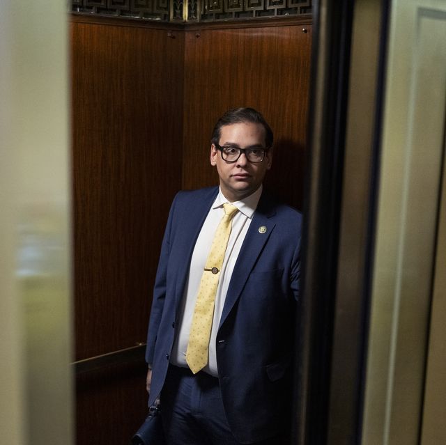 united states january 12 rep george santos, r ny, is seen in the us capitol on thursday, january 12, 2023 tom williamscq roll call, inc via getty images