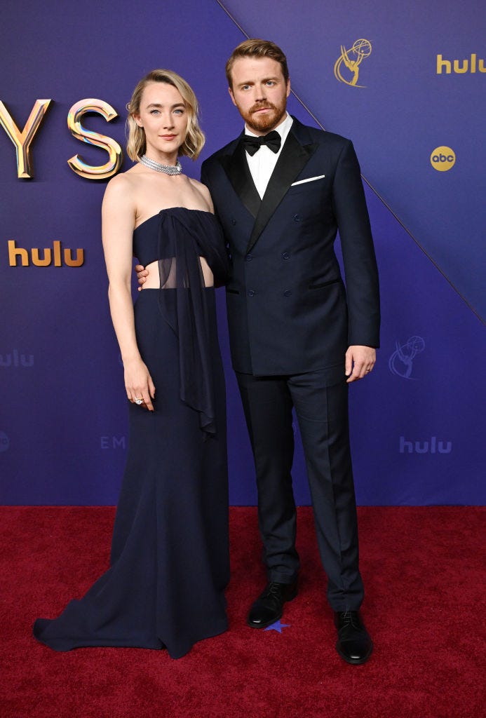 Saoirse Ronan und Jack Lowden in Louis Vuitton