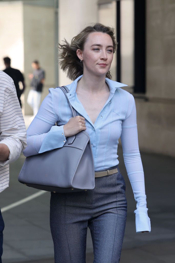 Saoirse Ronan's Cool-Toned Business Look Might Give You