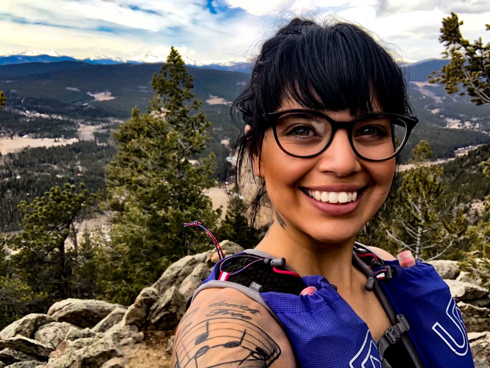 Face, Mountainous landforms, Mountain, Eyewear, Wilderness, Adventure, Glasses, Smile, Beauty, Backpacking, 
