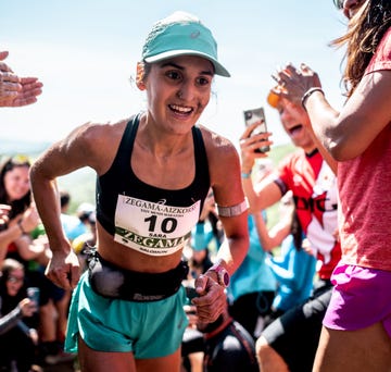 sara alonso en zegama