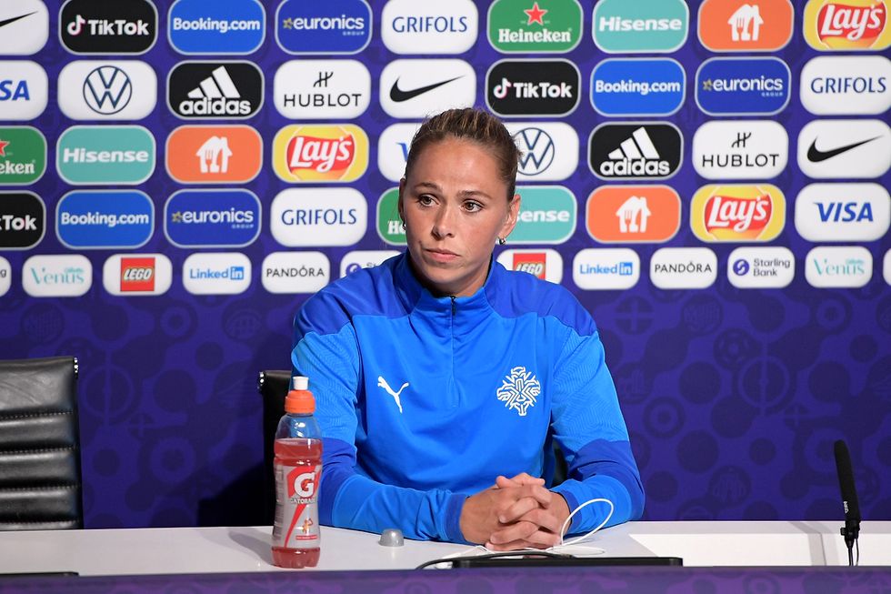 iceland press conference and training session group d uefa women's euro 2022