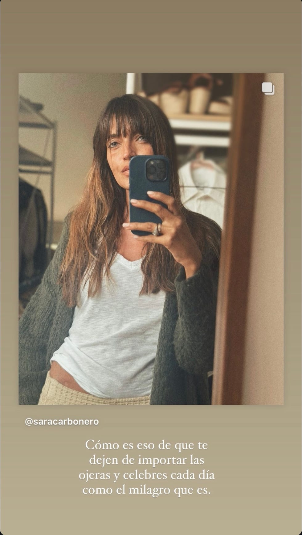 sara cabonero mensaje natural