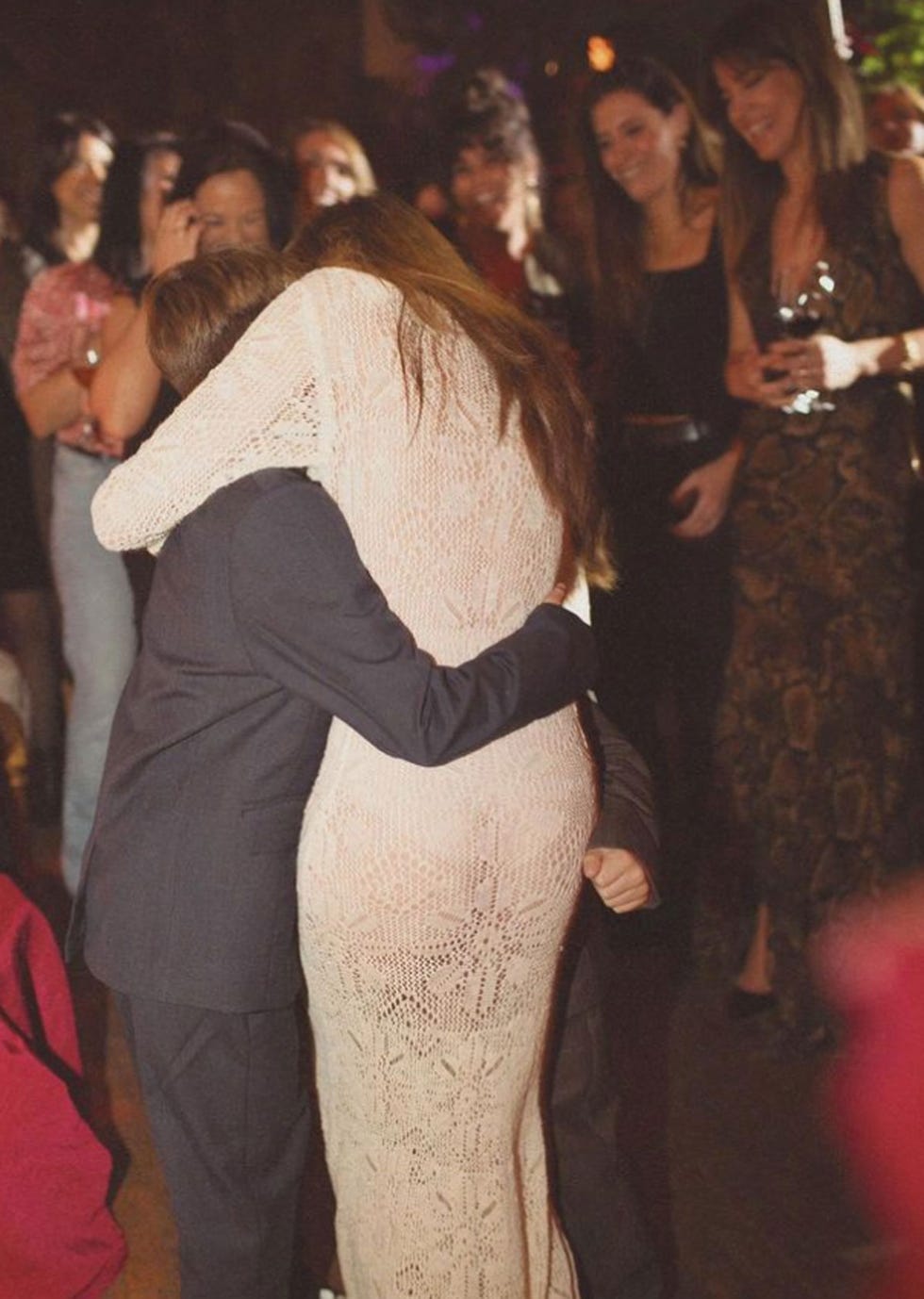 a man and woman dancing
