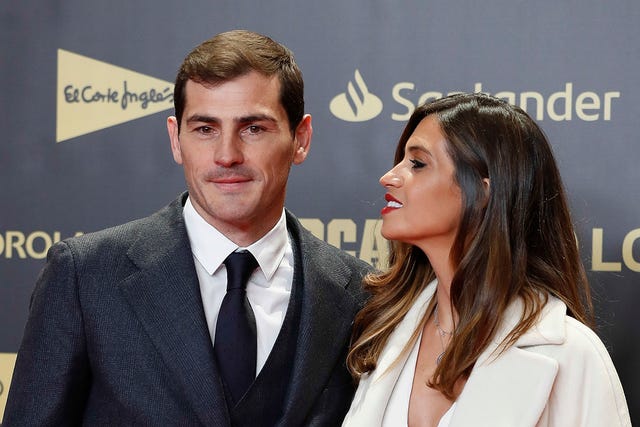 sara carbonero e iker casillas en un photocall
