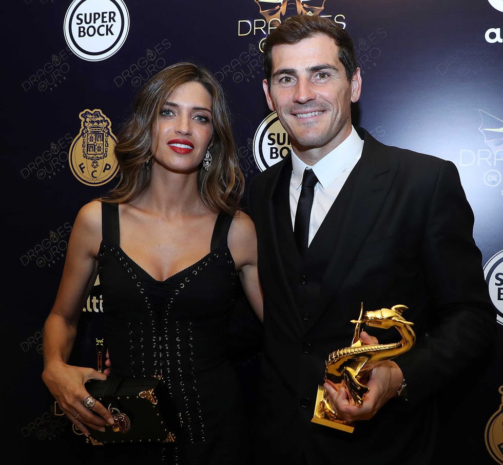Sara Carbonero e Iker Casillas en gala de los premios 'Dragones de Oro' en Oporto