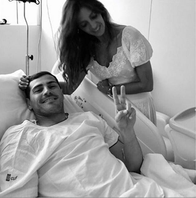 Sara Carbonero Iker Casillas hospital infarto