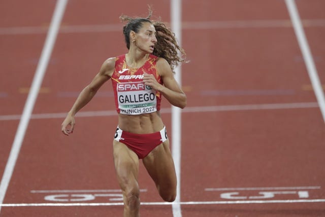 sara gallego gana los 400 metros vallas en el europeo de múnich