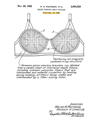 patent for molded nonwoven fabric article