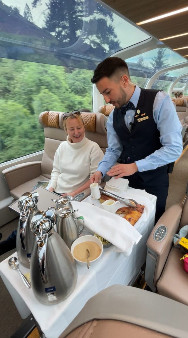 sarah bridge on rocky mountaineer