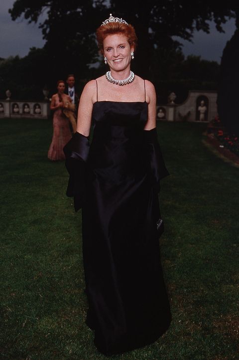 Sarah Ferguson at the 2001 White Tie and Tiara Ball