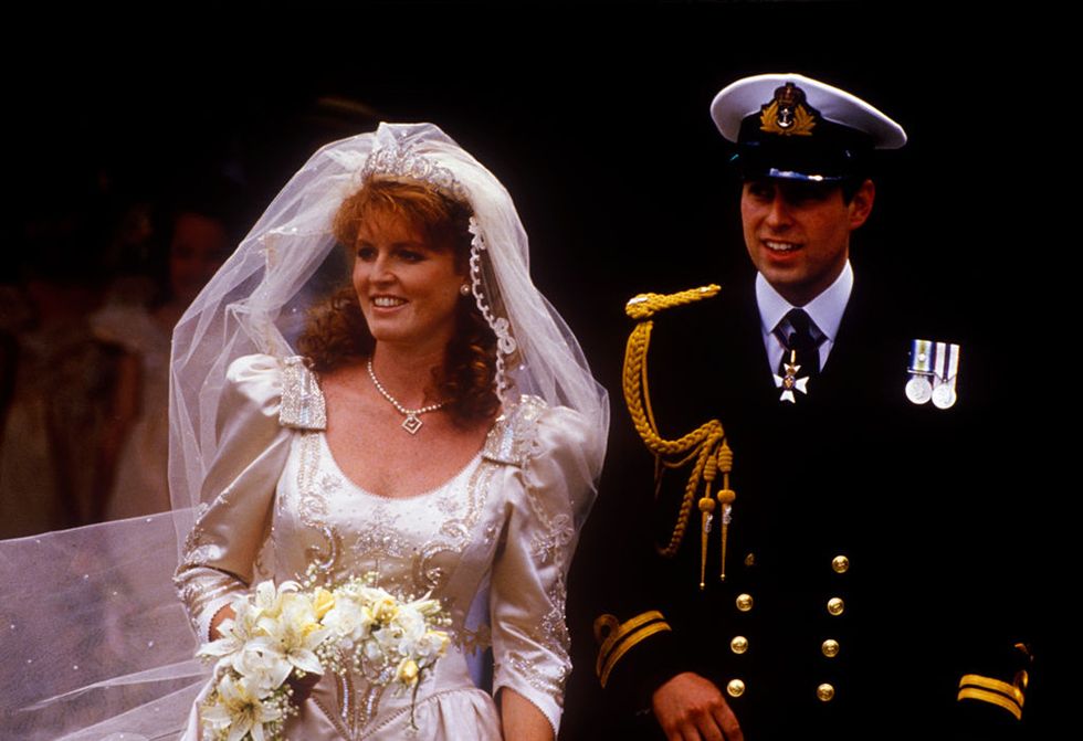 the wedding of prince andrew, duke of york, and sarah ferguson at westminster abbey, london, uk, 23rd july 1986 photo by john shelley collectionavalongetty images