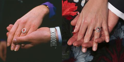 Eugenie and Sarah Ferguson's Engagement Rings