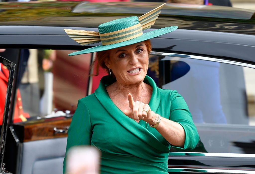 Sarah Ferguson s Hat at Eugenie s Wedding Is Being Compared to a