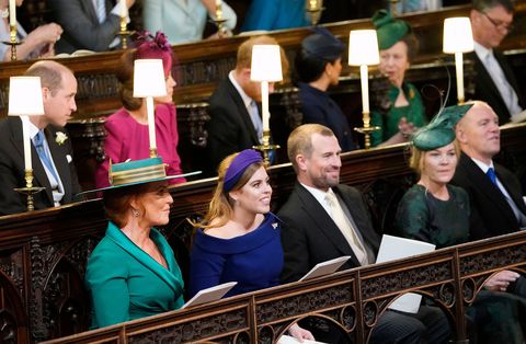 Sarah Ferguson's Seat Today at Princess Eugenie's Royal Wedding Is Really Significant