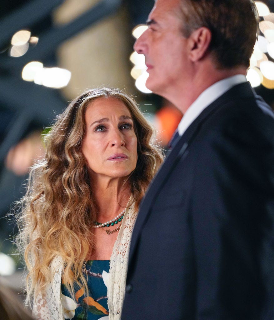 sjp y chris noth en la serie
