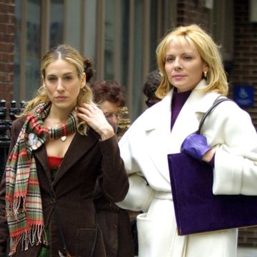 filming "sex and the city" on march 15,2001