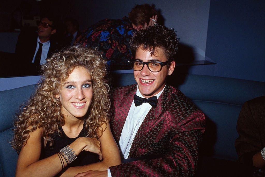 Sarah Jessica Parker e Robert Downey jr innamorati e infelici